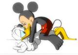 disney donald_duck mickey_mouse nude pair pixiv toon ã“ã’ã‚“ãŸ