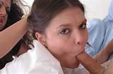 Blonde Blowjob Shemale Gives