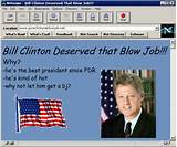 blow job Bill Clinton