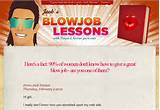 PRODUCT: JACK'S BLOWJOB LESSON