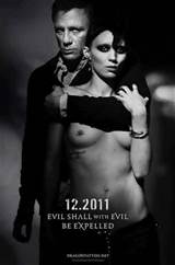 THE GIRL WITH THE DRAGON TATTOO Controversial Nude Poster