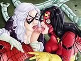 Spidey Threesome With Black Cat & Mary Jane