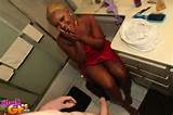 ... black girlfriend giving interracial blowjob in bathroom from Black GFs