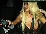 Shauna Sand nice upskirt and nipple slip paparazzi pictures