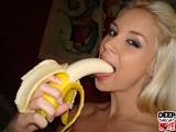 banana; Blowjob