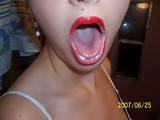 ... blowjob and gets her mouth full of fresh sperm. Home made cum in mouth