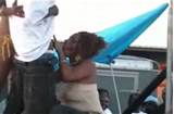Thirsty fan blows rapper on stage