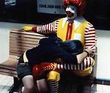 Ronald McDonald is having a blow job