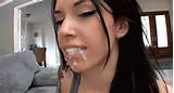 Emo girl creampie gif. Cute girl happy with full filled mouth of fresh ...