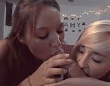 Cock assault gif. Two hot and horny college girls are attacking nice ...