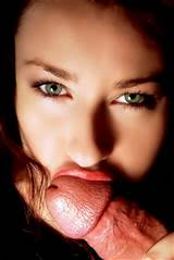 ... blowjob eyes 9 green eyes sexy look blowjob big dick brunette hot lips